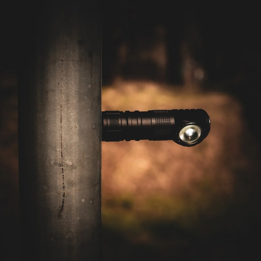 LED stmievateľná nabíjateľná čelovka s červeným svetlom 3v1 LED/10W/5V IP66 500 lm 800 mAh