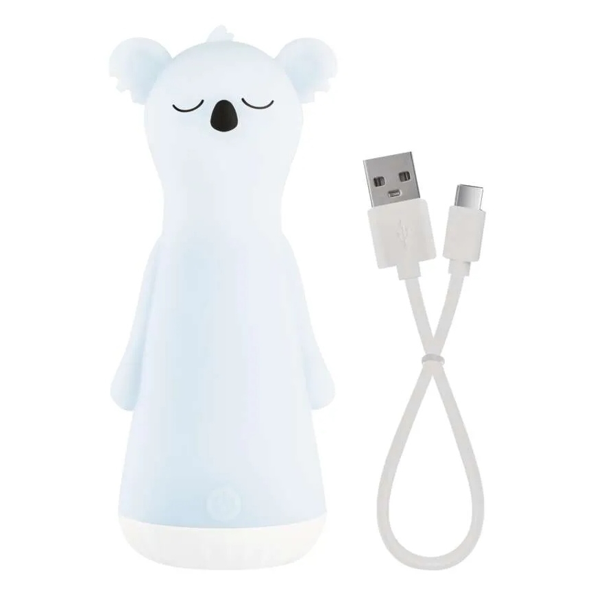 LED stmievateľná dobíjateľná detská baterka s nočným svetlom 2 v 1 LED/3,7V 1200 mAh