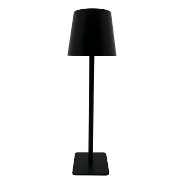 LED stmievateľná dotyková stolná lampa LED/5W/5V USB 1200 mAh čierna