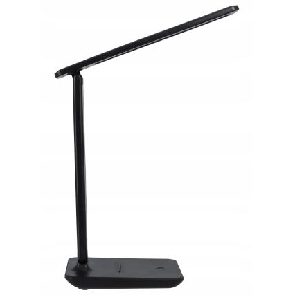 LED Stmievateľná dotyková stolná lampa LED/6W/230V 3000/4000/6000K čierna