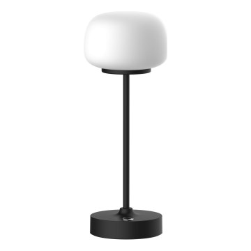 LED Stmievateľná dotyková stolná lampa RIMINI LED/2W/5V USB 2000 mAh čierna/biela