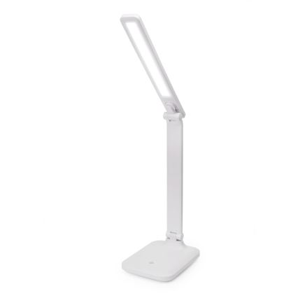 LED stmievateľná dotyková stolná lampa s USB portom REMUS LED/5W/230V biela