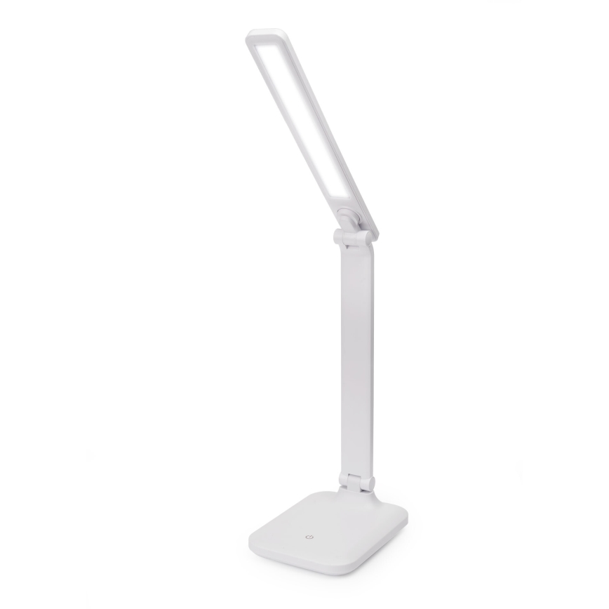LED stmievateľná dotyková stolná lampa s USB portom REMUS LED/5W/230V biela