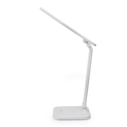 LED stmievateľná dotyková stolná lampa s USB portom REMUS LED/5W/230V biela