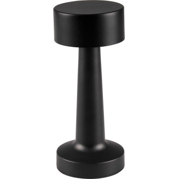LED stmievateľná dotyková stolná lampa SIMPLY LED/5V 2700/4000/6500K 800 mAh čierna