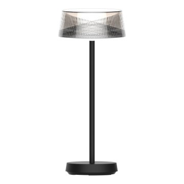 LED Stmievateľná dotyková vonkajšia stolná lampa CASABLANCA LED/3,4W/5V USB 3600 mAh IP44 čierna