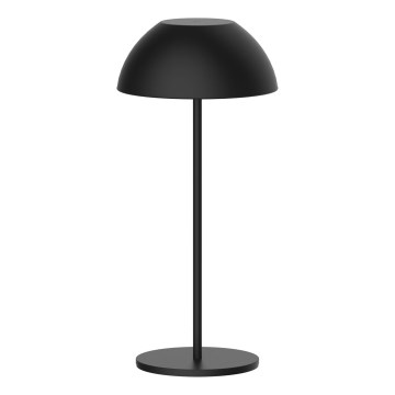 LED Stmievateľná dotyková vonkajšia stolná lampa TANZANIA LED/1,8W/5V USB 1800 mAh IP44 čierna
