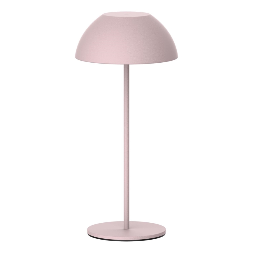 LED Stmievateľná dotyková vonkajšia stolná lampa TANZANIA LED/1,8W/5V USB 1800 mAh IP44 ružová