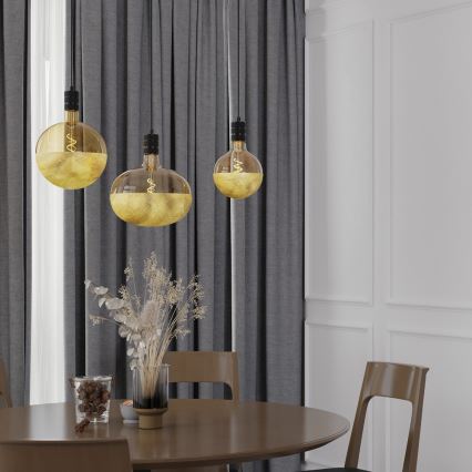 LED stmievateľná filamentová žiarovka s vrchlíkom G200 E27/4W/230V 1800K zlatá CRI 90