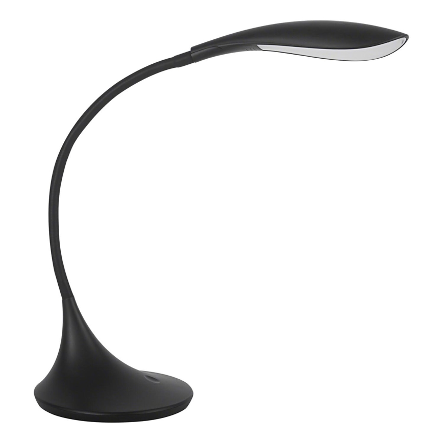 LED Stmievateľná flexibilná stolná lampa FRANCO LED/6,8W/230V čierna