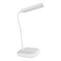 LED Stmievateľná flexibilná stolná lampa LED/12W/230V 3000K/4000K/6500K biela