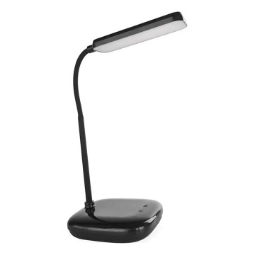 LED Stmievateľná flexibilná stolná lampa LED/12W/230V 3000K/4000K/6500K čierna