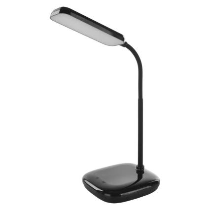 LED Stmievateľná flexibilná stolná lampa LED/12W/230V 3000K/4000K/6500K čierna