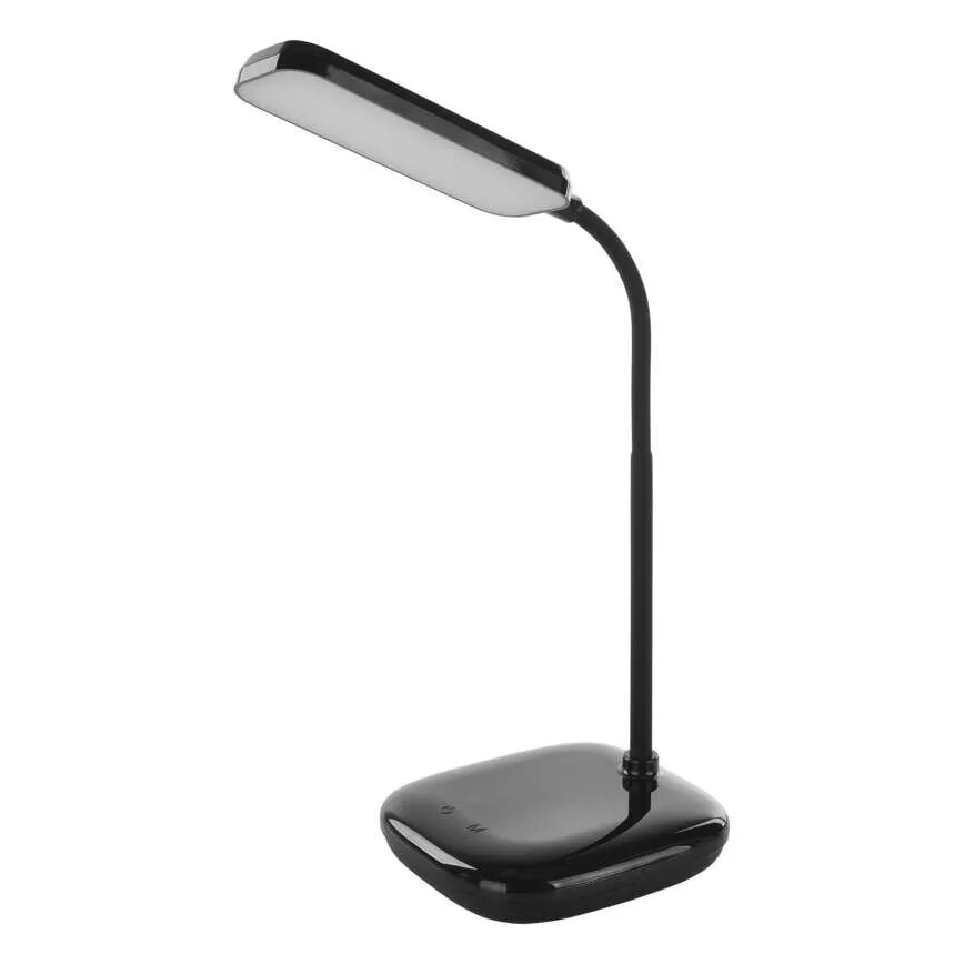 LED Stmievateľná flexibilná stolná lampa LED/12W/230V 3000K/4000K/6500K čierna