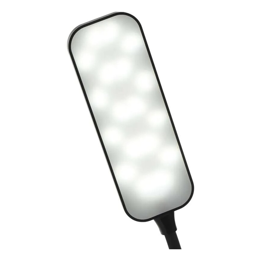 LED Stmievateľná flexibilná stolná lampa LED/12W/230V 3000K/4000K/6500K čierna