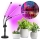 LED Stmievateľná flexibilní stolná lampa na pestovanie rastlín VITARO 3xLED/10W/230V čierna
