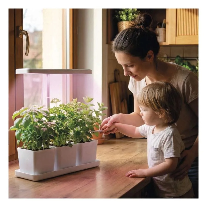 LED stmievateľná interiérová lampa na pestovanie rastlín GROW LED/7W/5V