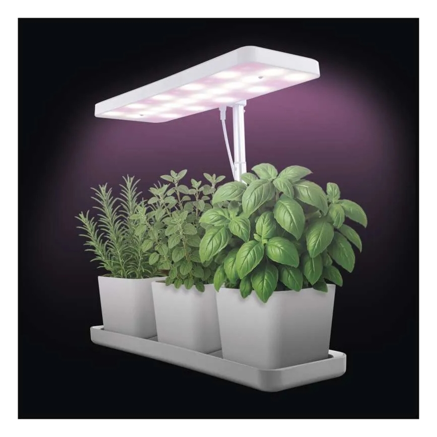 LED stmievateľná interiérová lampa na pestovanie rastlín GROW LED/7W/5V