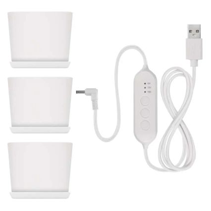 LED stmievateľná interiérová lampa na pestovanie rastlín GROW LED/7W/5V