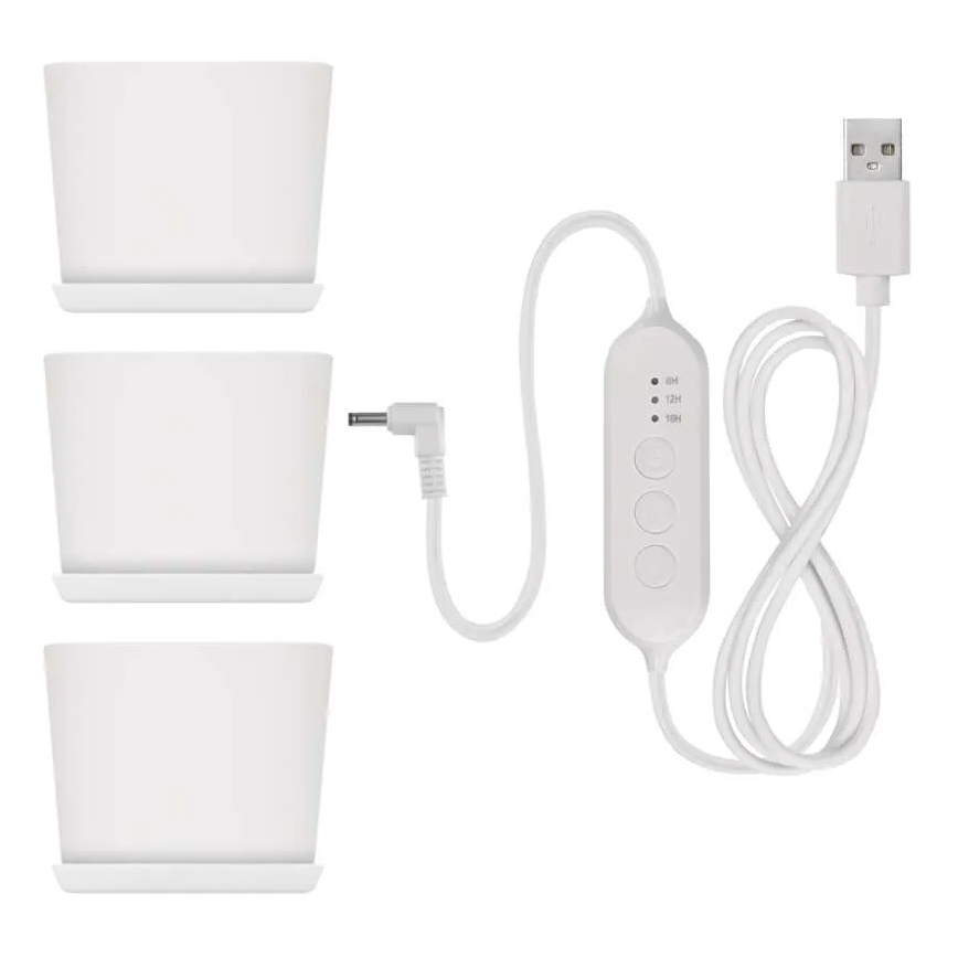 LED stmievateľná interiérová lampa na pestovanie rastlín GROW LED/7W/5V