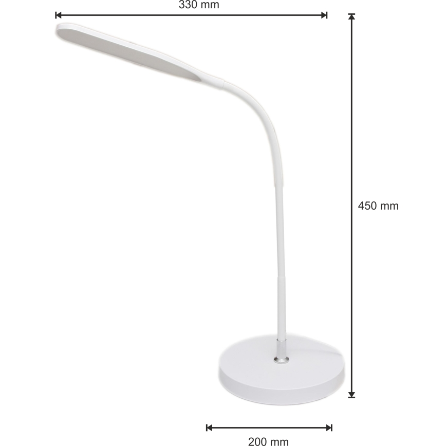 LED Stmievateľná lampa 3v1 LED/10W/230V 3000/4000/6000K CRI 90 biela