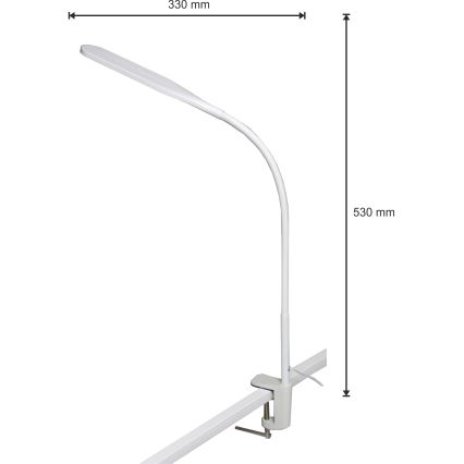 LED Stmievateľná lampa 3v1 LED/10W/230V 3000/4000/6000K CRI 90 biela