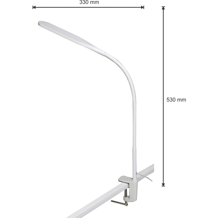 LED Stmievateľná lampa 3v1 LED/10W/230V 3000/4000/6000K CRI 90 biela