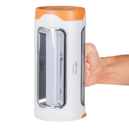 LED Stmievateľná nabíjacia baterka 2v1 s funkciou powerbanky LED/5W/230V 3500 mAh