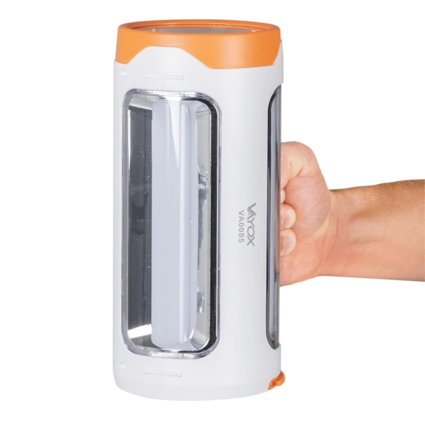 LED Stmievateľná nabíjacia baterka 2v1 s funkciou powerbanky LED/5W/230V 3500 mAh