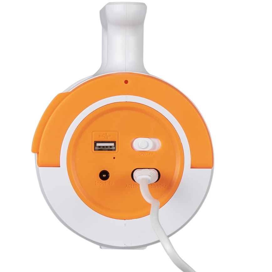 LED Stmievateľná nabíjacia baterka 2v1 s funkciou powerbanky LED/5W/230V 3500 mAh