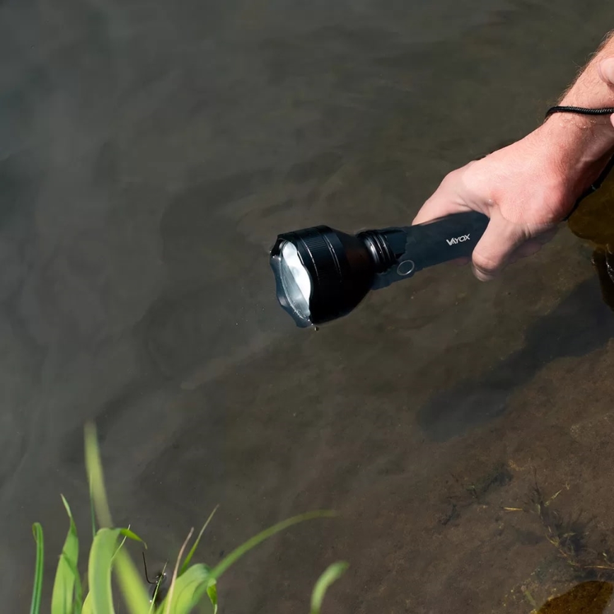 LED Stmievateľná nabíjacia baterka LED/20W/5V IPX5 1900 lm 5000 mAh