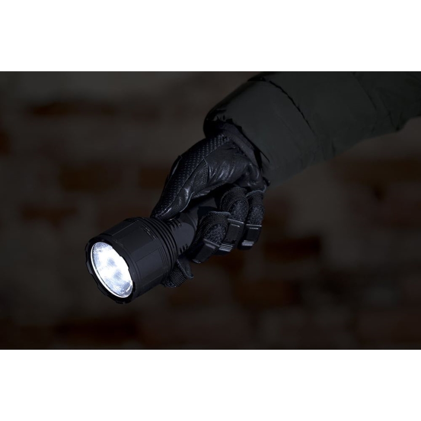 LED Stmievateľná nabíjacia baterka LED/30W/5V IPX7 3000 lm 4200 mAh