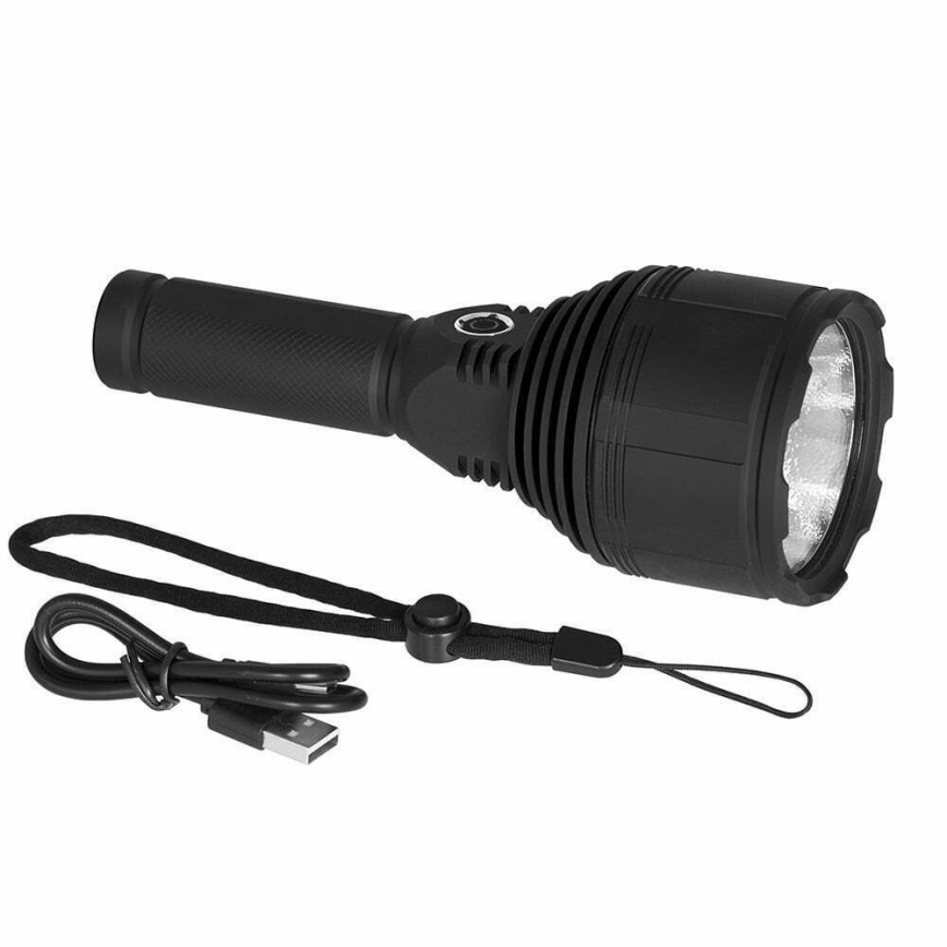 LED Stmievateľná nabíjacia baterka LED/30W/5V IPX7 3000 lm 4200 mAh
