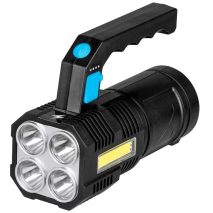 LED Stmievateľná nabíjacia baterka LED/5V IPX4 250 lm 1200 mAh