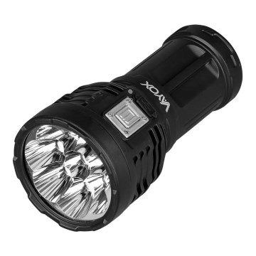 LED Stmievateľná nabíjacia baterka LED/5V IPX4 600 lm 1200 mAh