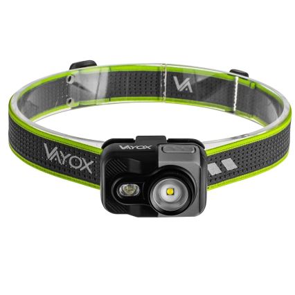 LED stmievateľná nabíjacia čelovka LED/10W/5V/3xAAA IP66 800 lm 1000 mAh