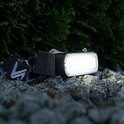 LED Stmievateľná nabíjacia čelovka LED/5V IPX4 300 lm 1200 mAh