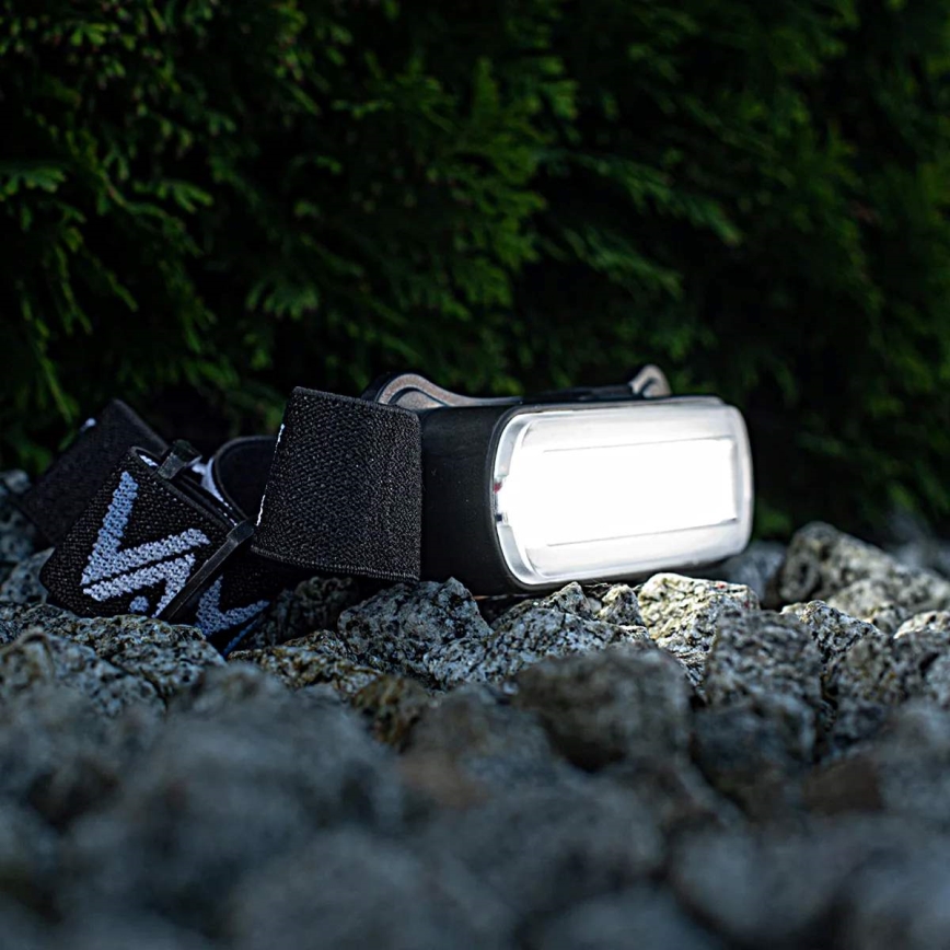 LED Stmievateľná nabíjacia čelovka LED/5V IPX4 300 lm 1200 mAh