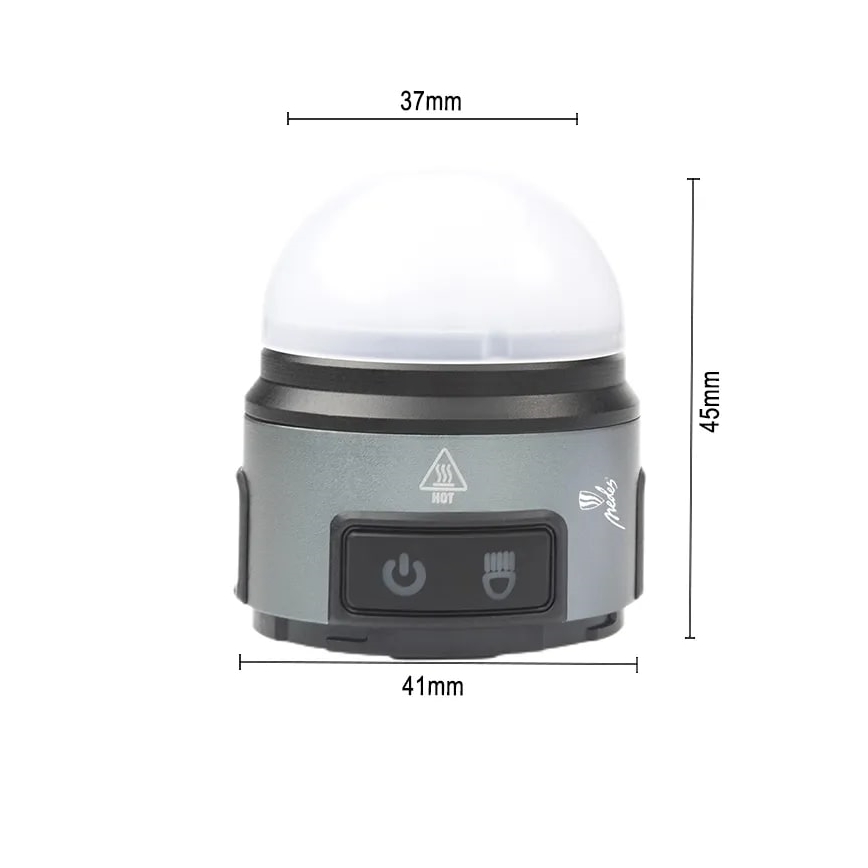 LED Stmievateľná nabíjacia čelovka LED/8W/5V IP42 210 lm 800 mAh