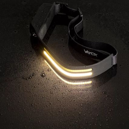 LED Stmievateľná nabíjacia čelovka so senzorom 3xLED/5V IP44 300 lm 1200 mAh