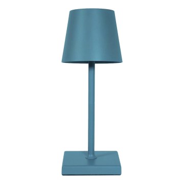 LED Stmievateľná nabíjacia dotyková stolná lampa LED/3,5W/5V 5200mAh modrá