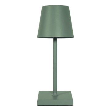 LED Stmievateľná nabíjacia dotyková stolná lampa LED/3,5W/5V 5200mAh zelená