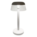 LED Stmievateľná nabíjacia dotyková stolná lampa LED/3W/5V 3000-6000K 1800 mAh biela