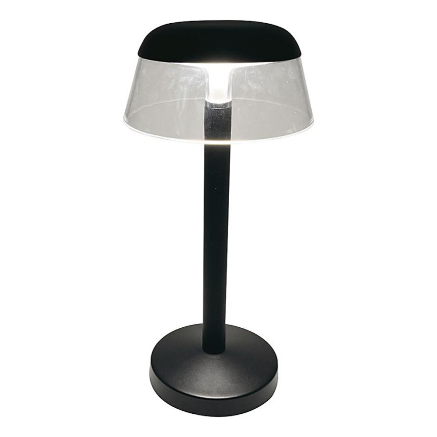 LED Stmievateľná nabíjacia dotyková stolná lampa LED/3W/5V 3000-6000K 1800 mAh čierna