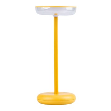 LED stmievateľná nabíjacia lampa FLUXY LED/1,7W/1800 mAh IP44 žltá
