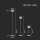 LED Stmievateľná nabíjacia stojacia lampa 3v1 LED/4W/5V 4400 mAh 3000K IP54 biela