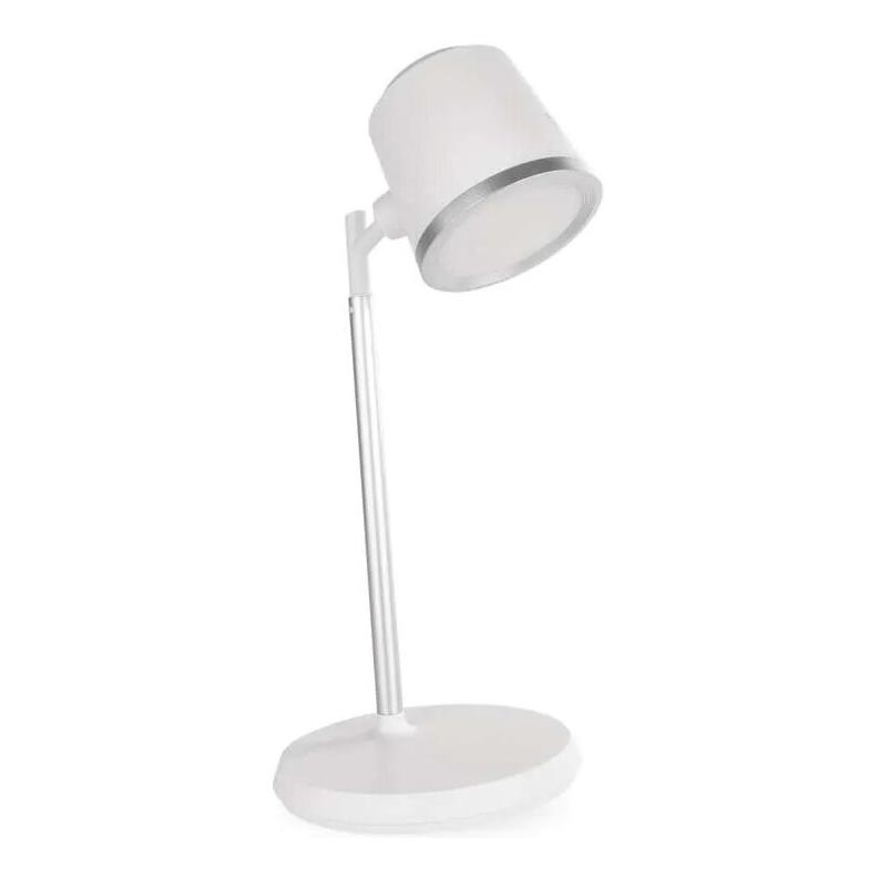 LED Stmievateľná nabíjacia stolná lampa 4v1 LED/6W/3,7V 3000K/4000K/6500K 1500mAh biela