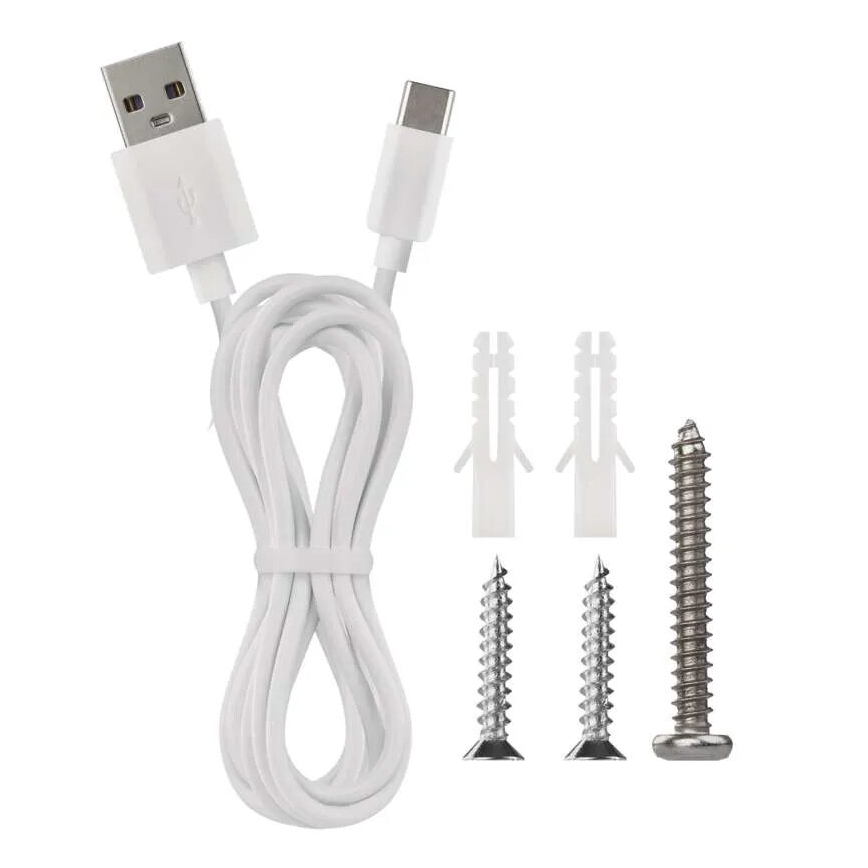 LED Stmievateľná nabíjacia stolná lampa 4v1 LED/6W/3,7V 3000K/4000K/6500K 1500mAh biela