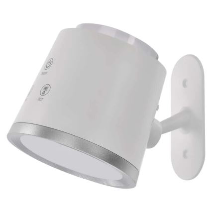 LED Stmievateľná nabíjacia stolná lampa 4v1 LED/6W/3,7V 3000K/4000K/6500K 1500mAh biela