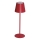 LED Stmievateľná nabíjacia stolná lampa INITA LED/1,2W/1800 mAh IP54 červená